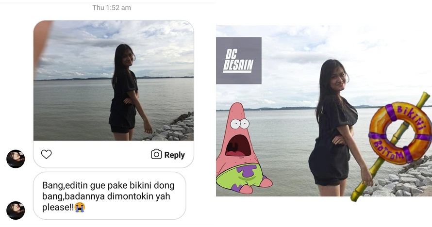 18 Korban minta editin foto ini hasilnya bikin susah nahan tawa