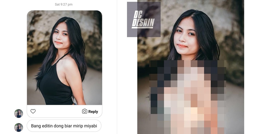 18 Korban minta editin foto ini hasilnya bikin susah nahan tawa