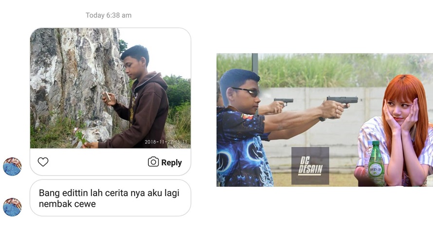 18 Korban minta editin foto ini hasilnya bikin susah nahan tawa