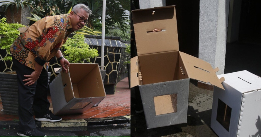 Sempat diragukan, KPU uji ketahanan kotak suara karton