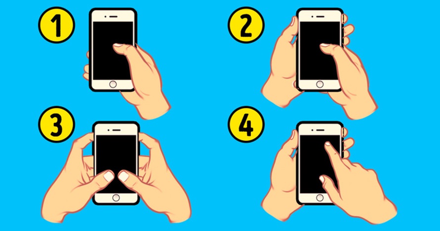 4 Tipe cara pegang smartphone ini ungkap kepribadianmu