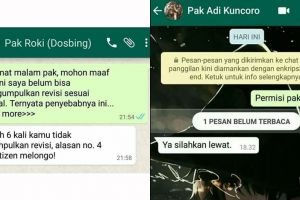 15 Chat lucu bertanya pada dosen ini endingnya kocak