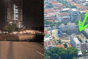 Jalan Gubeng Surabaya ambles tak ada kaitan gempa, ini faktanya