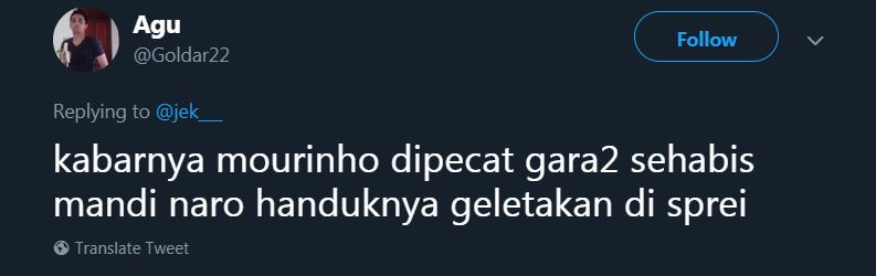 12 Cuitan lucu 'alasan Mourinho dipecat', bikin fans MU kesel