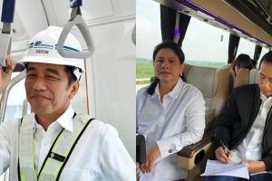 7 Momen Jokowi naik transportasi umum, terbaru naik bus 380 km