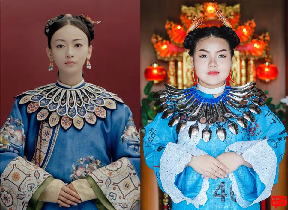 10 Cosplay low budget ini kreatif banget, Aquaman cuma pakai sayuran