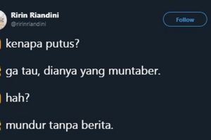 10 Cuitan lucu alasan 'kenapa putus' ini bikin senyum kecut