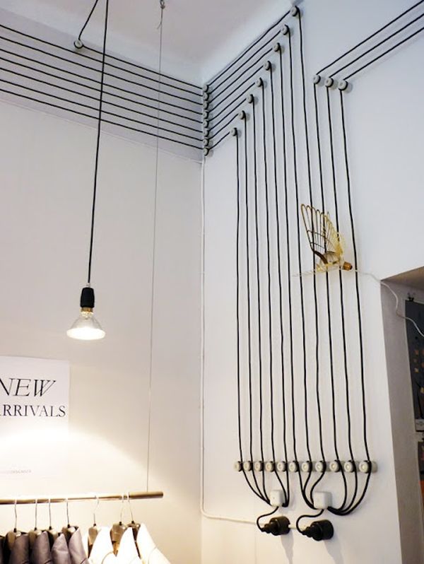 10 Desain tatanan kabel di dinding ini bikin ruanganmu artsy