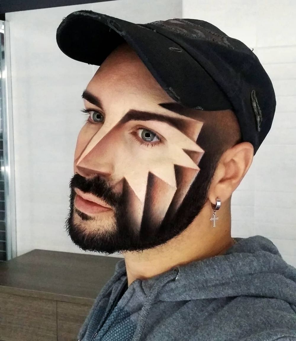 12 Makeup 3D ini hasilnya bak editan Photoshop, bikin melongo