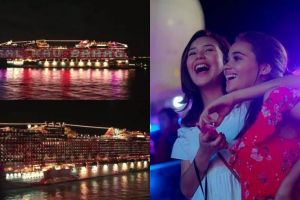 11 Momen seru gala premiere Asal Kau Bahagia di kapal pesiar