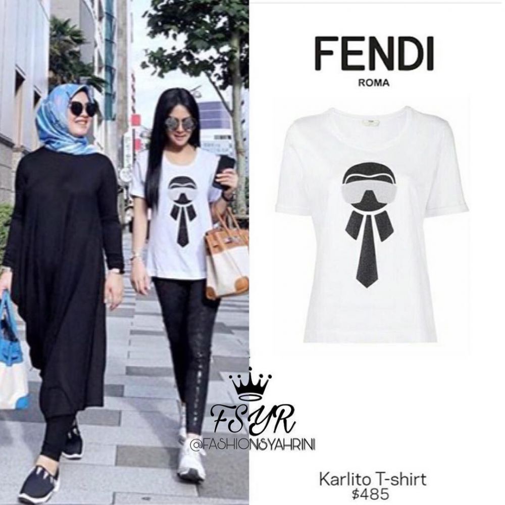 10 Harga kaus mewah Syahrini, ada yang seharga motor bebek