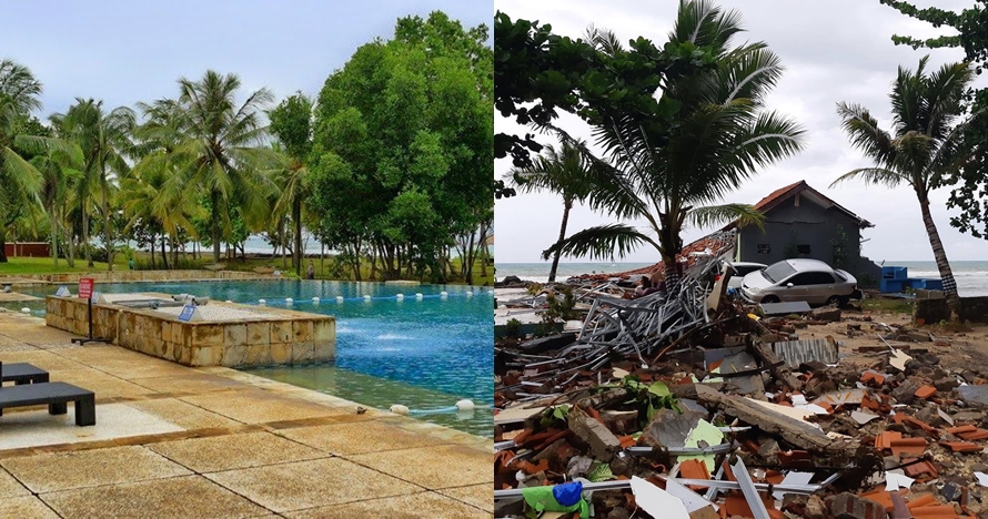 11 Potret Tanjung  Lesung  Resort sebelum diterjang tsunami  