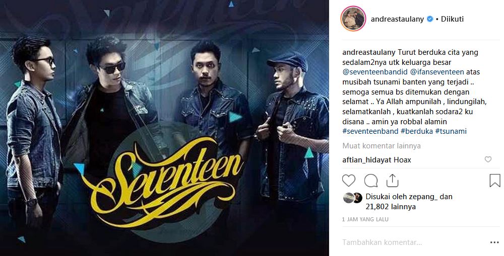 15 Seleb Tanah Air berduka atas tsunami Banten, tiada henti berdoa