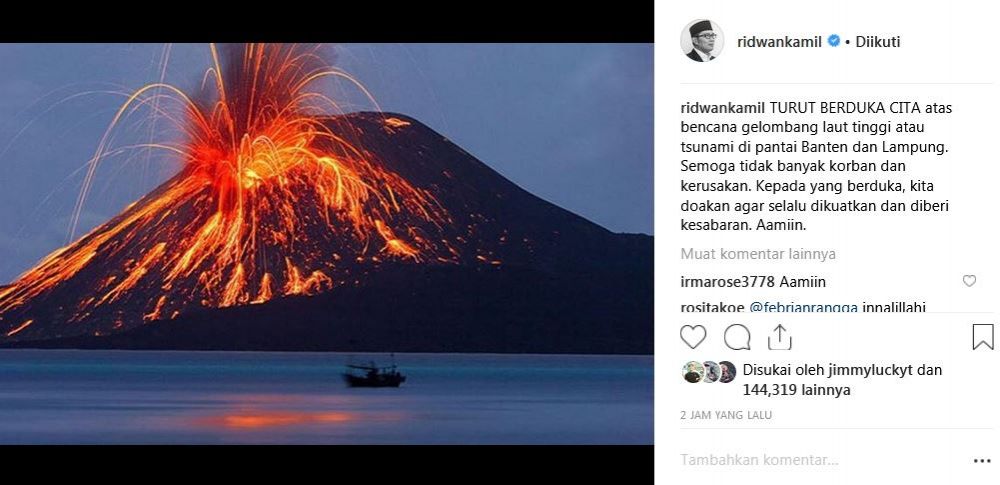 15 Seleb Tanah Air berduka atas tsunami Banten, tiada henti berdoa