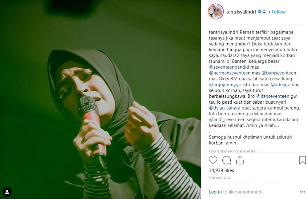 15 Seleb Tanah Air berduka atas tsunami Banten, tiada henti berdoa