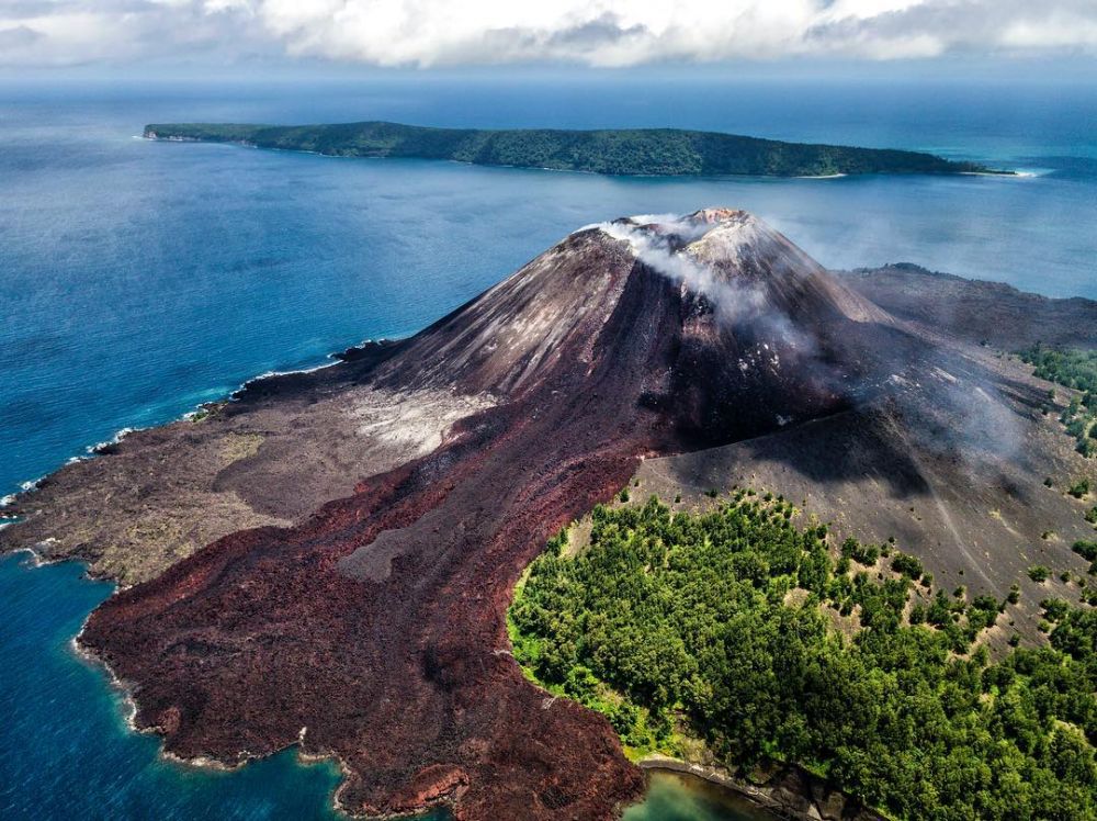  Gambar Gunung Krakatau  Sebelum Meletus Rahman Gambar 