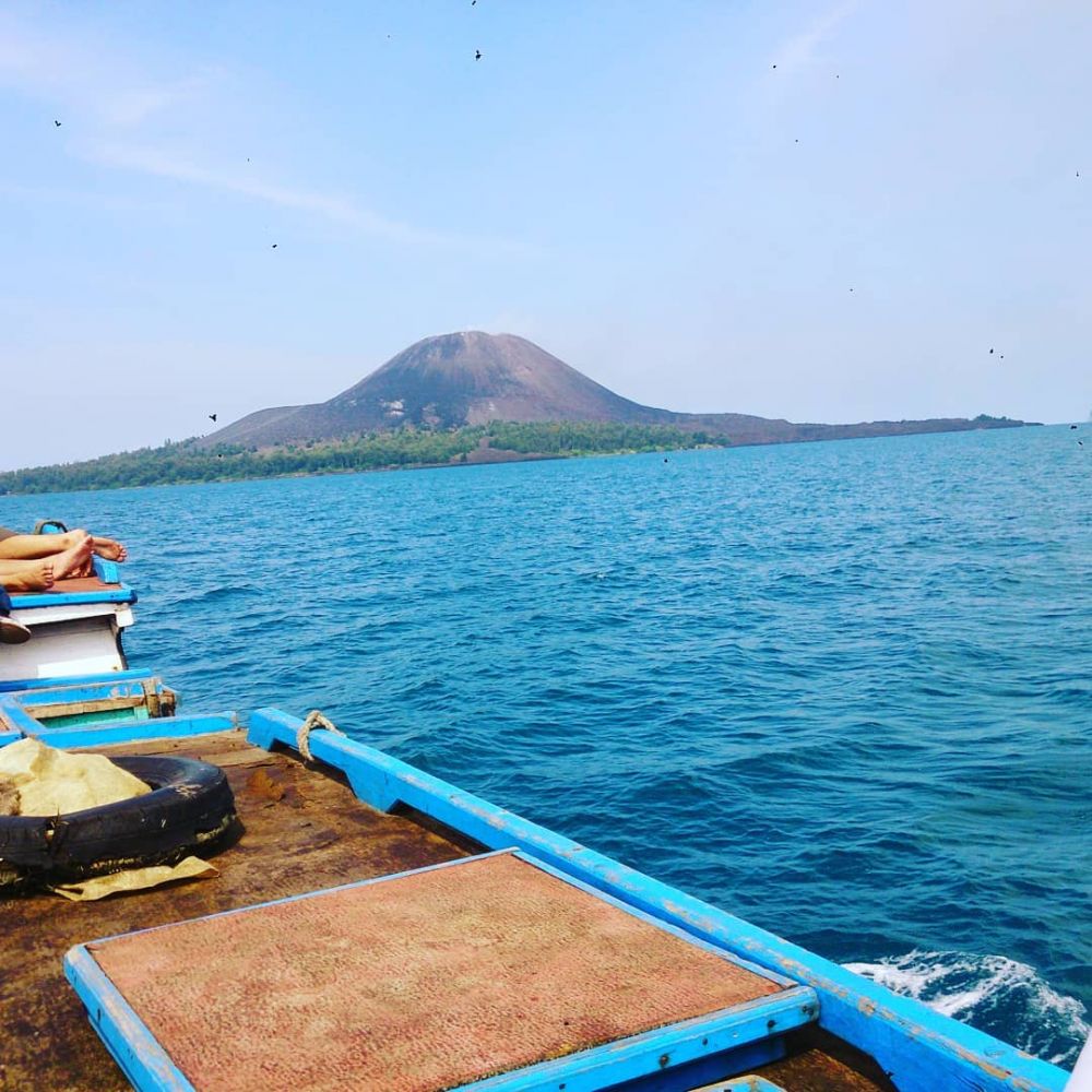 11 Foto keindahan Anak Krakatau sebelum meletus