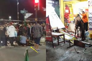 Kuda penarik andong di Malioboro ambruk gara-gara klakson