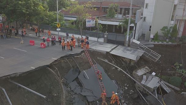 9 Potret terkini Jalan Gubeng Surabaya setelah diperbaiki