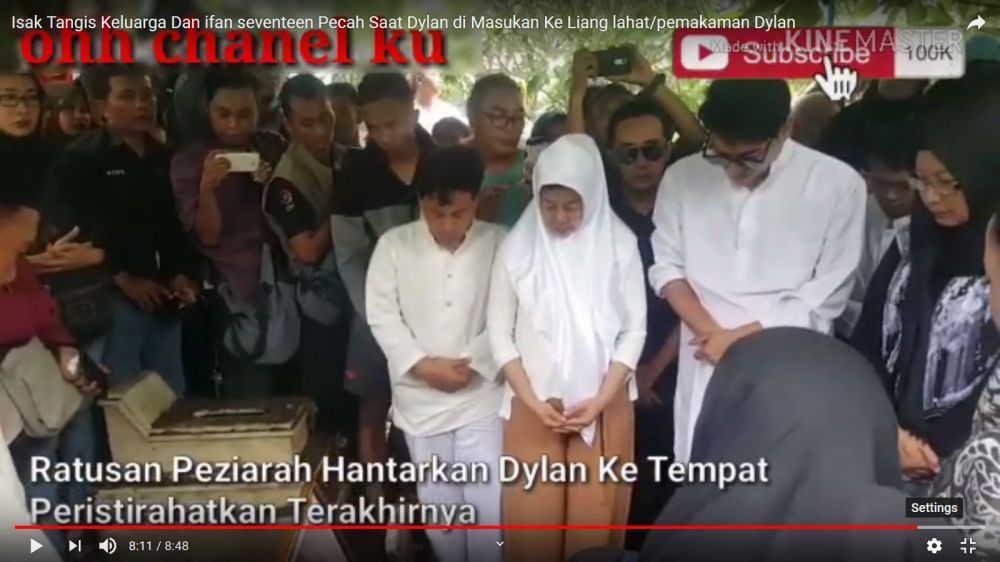 11 Potret suasana pemakaman Dylan Sahara, penuh haru