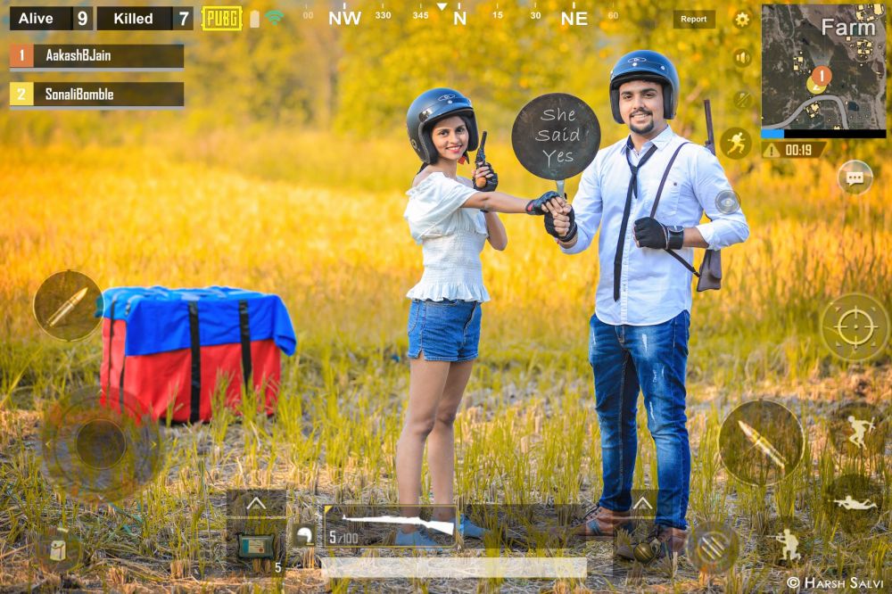 9 Potret prewedding bertema game PUBG, nyentrik banget
