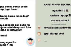 10 Obrolan lucu dilemanya anak milenial ini bikin senyum kecut