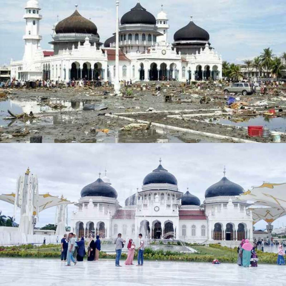 14 Tahun tsunami Aceh, 15 foto kenangan ini bikin termangu