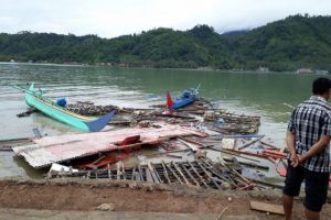 Dua desa di Lampung Selatan rata akibat tsunami