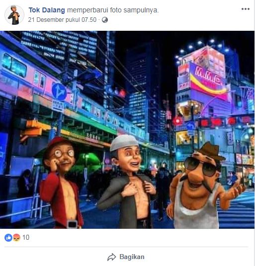 12 Status lucu karakter Upin Ipin di Facebook ini bikin ngakak