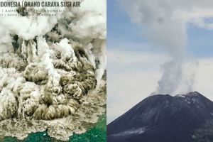 Ini peta rawan bencana Anak Krakatau, warga perlu siapkan masker