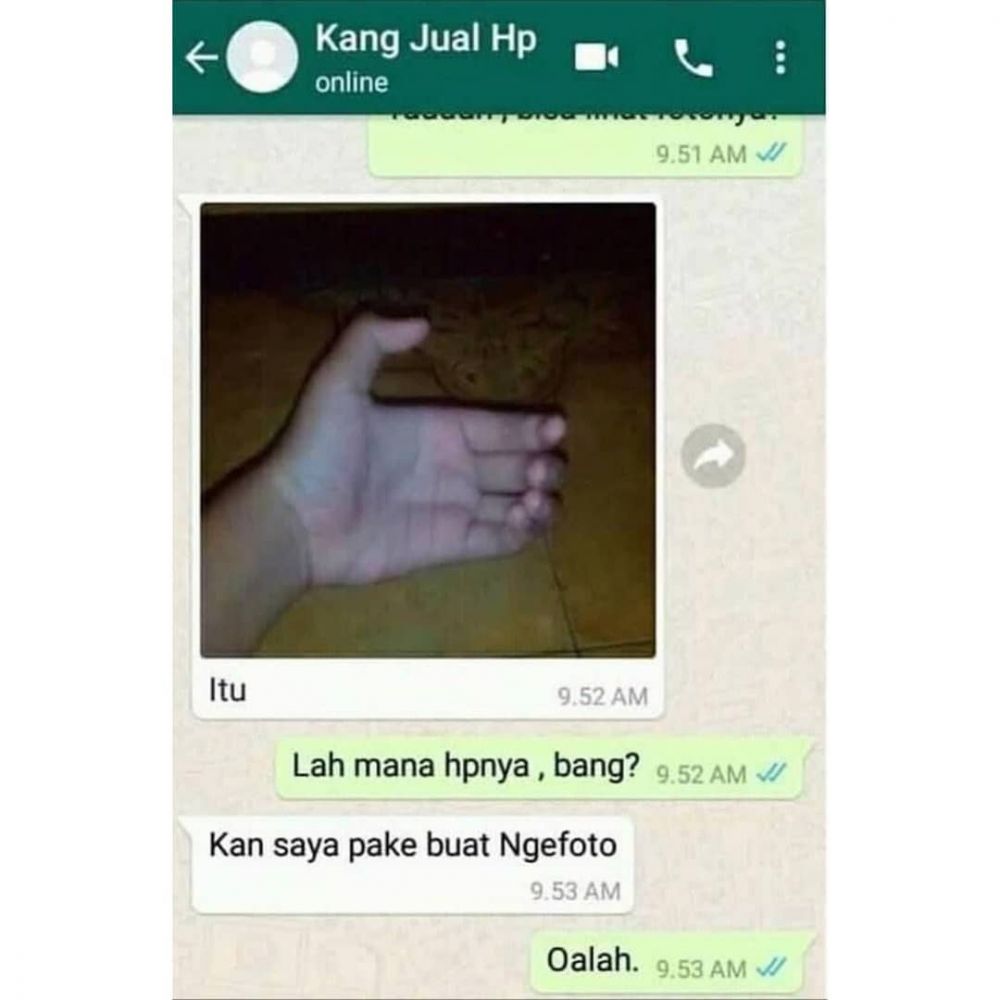 10 Obrolan lucu 'aktivitas serba online' ini bikin tepuk jidat