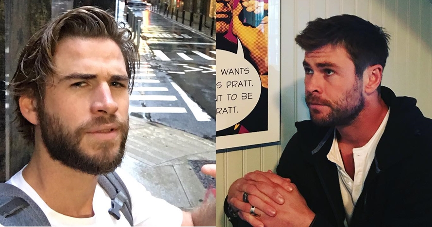 8 Adu gaya Chris & Liam Hemsworth, perut sixpack bikin gagal fokus