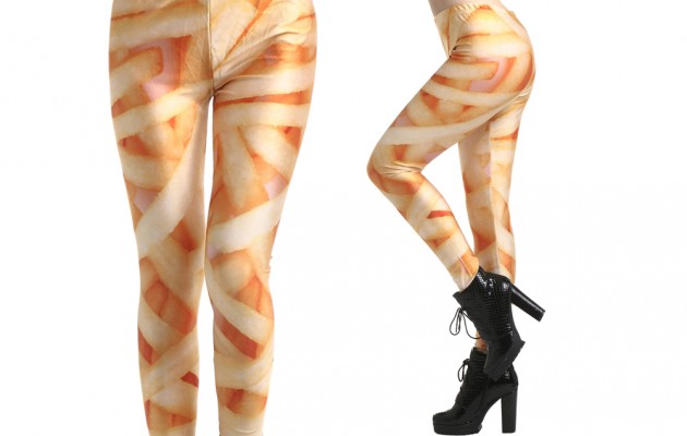 12 Legging bermotif nyeleneh, dari sushi sampai mirip ular