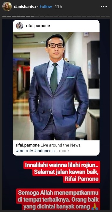 Jurnalis yang pernah diintimidasi massa, Rifai Pamone tutup usia