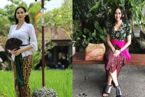 11 Gaya Aura Kasih dalam balutan kebaya, makin memesona 