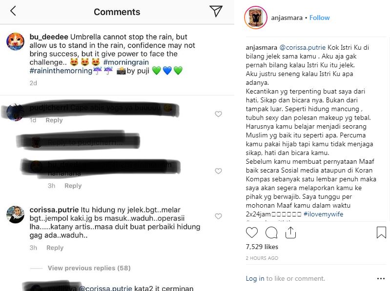 Dian Nitami dikomentari fisiknya, Anjasmara beri kecaman keras