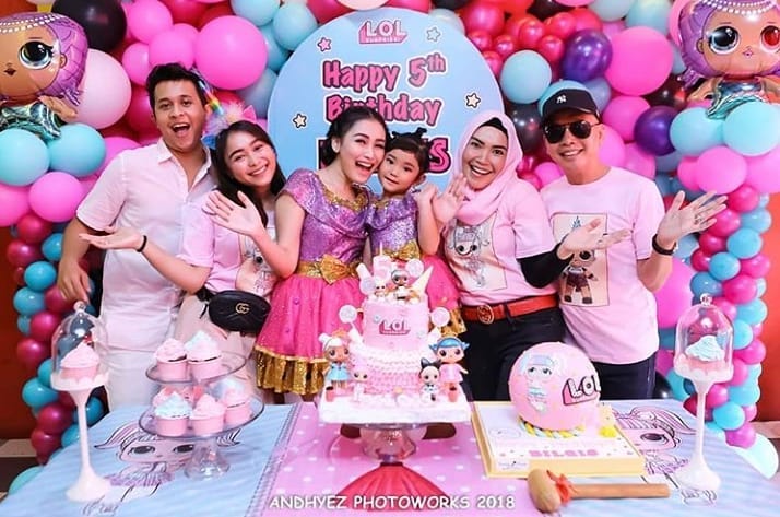 10 Momen meriah perayaan ulang tahun Bilqis anak Ayu Ting Ting