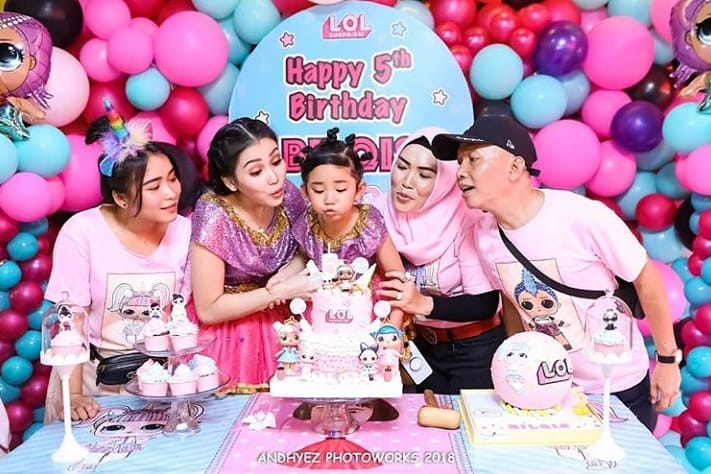 10 Momen meriah perayaan ulang tahun Bilqis anak Ayu Ting Ting