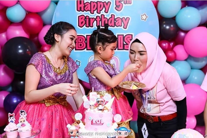 10 Momen meriah perayaan ulang tahun Bilqis anak Ayu Ting Ting