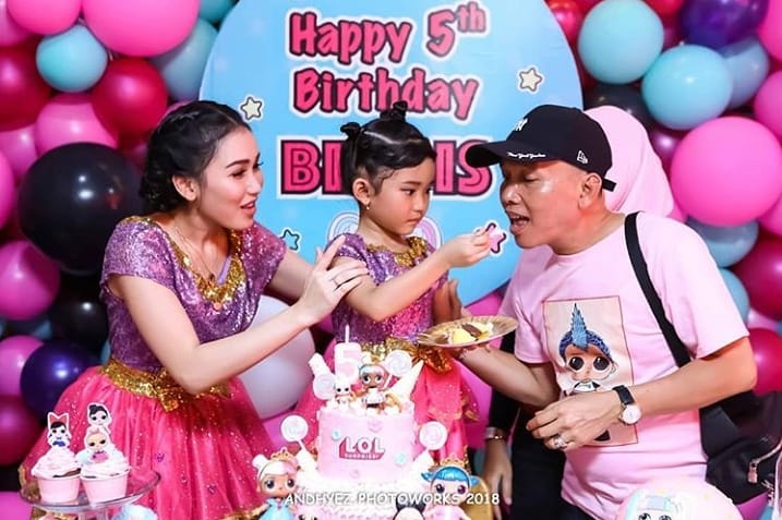 10 Momen meriah perayaan ulang tahun Bilqis anak Ayu Ting Ting