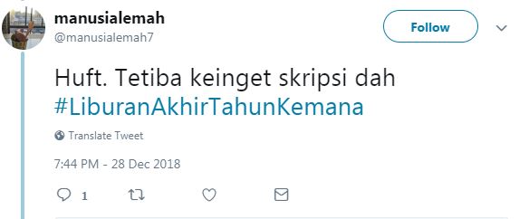 10 Cuitan lucu #LiburanAkhirTahunKemana ini bikin ngakak seharian