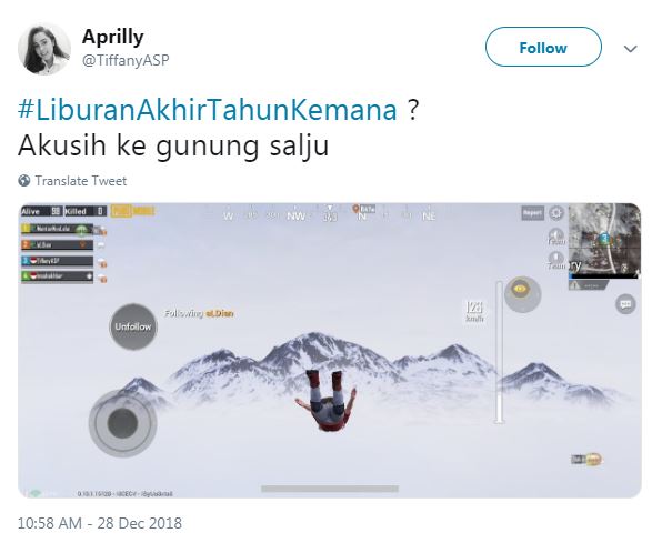 10 Cuitan lucu #LiburanAkhirTahunKemana ini bikin ngakak seharian