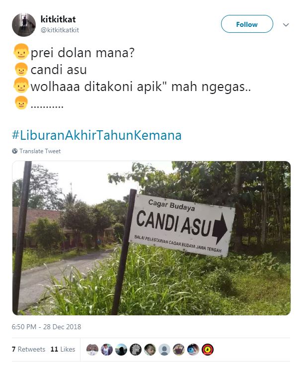 10 Cuitan lucu #LiburanAkhirTahunKemana ini bikin ngakak seharian