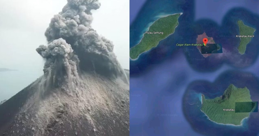 4 Pulau ini terbentuk setelah erupsi Gunung Krakatau