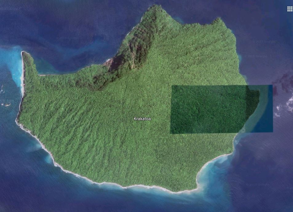 4 Pulau ini terbentuk setelah erupsi Gunung Krakatau