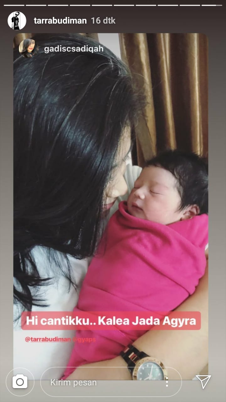 7 Momen persalinan putri Tarra Budiman - Gya Sadiqah