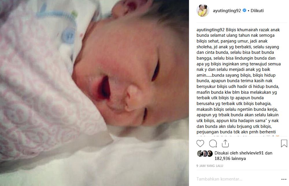 5 Beda gaya konsep ulang tahun Bilqis anak Ayu Ting Ting