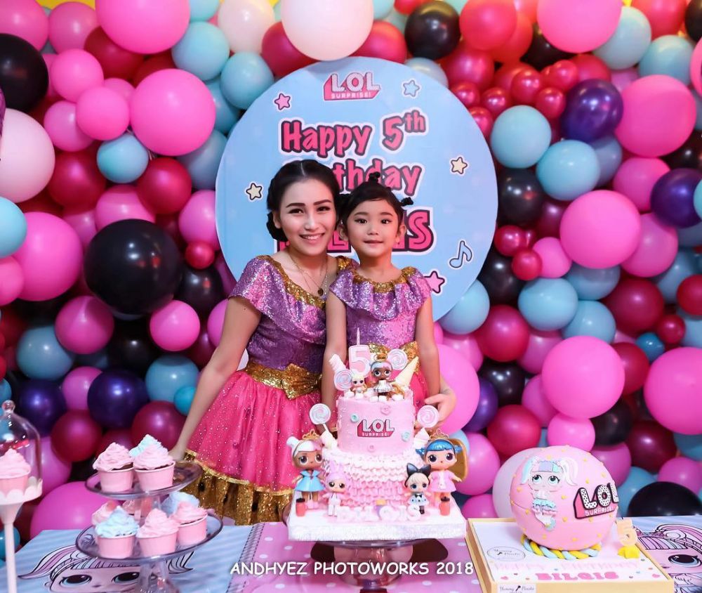 5 Beda gaya konsep ulang tahun Bilqis anak Ayu Ting Ting