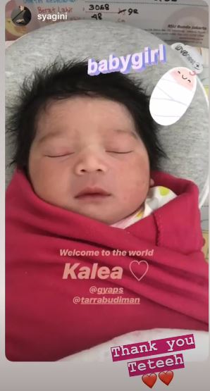 8 Potret baby Kalea anak Tarra Budiman, rambutnya curi perhatian