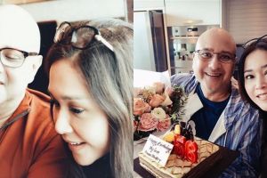 Momen epik Maia Estianty cium Irwan Mussry di belakang ayahnya